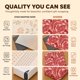 thumbnail image 4 of Papel de regalo SHSEEN con diseño de carne cruda 50 × 70 cm – 2 hojas, 4 of 7