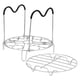 thumbnail image 1 of Juego de accesorios para rejilla de vapor, incluye rejilla para cocinar huevos de 9 orificios con asas de silicona resistentes al calor y compatible con rejillas para ollas a presión de 6 y 8 cuartos,, 1 of 5