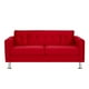 thumbnail image 1 of Sofa New Retro 3c Felpa 12 Rojo, 1 of 6