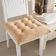 thumbnail image 1 of Xiao Hua Cojín para silla - Cojín cuadrado para silla, 20×20 pulgadas, color caqui, cojín suave para silla de oficina, cojín cómodo para sentarse, 1 pieza, 1 of 3
