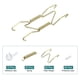 thumbnail image 3 of Uxcell 10Pcs Colgador de Platos, 4 pulgadas Colgadores de Platos Invisibles de Pared de Latón, Oro, 3 of 6