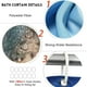thumbnail image 4 of 4pcs Mushroom Butterfly Pattern Bathroom Set - Waterproof Shower Curtain with Hooks, Non-Slip Rug, Toilet Lid Cover Pad, and U-Shape Mat - Decorate Your Bathroom with Style, 4 of 4
