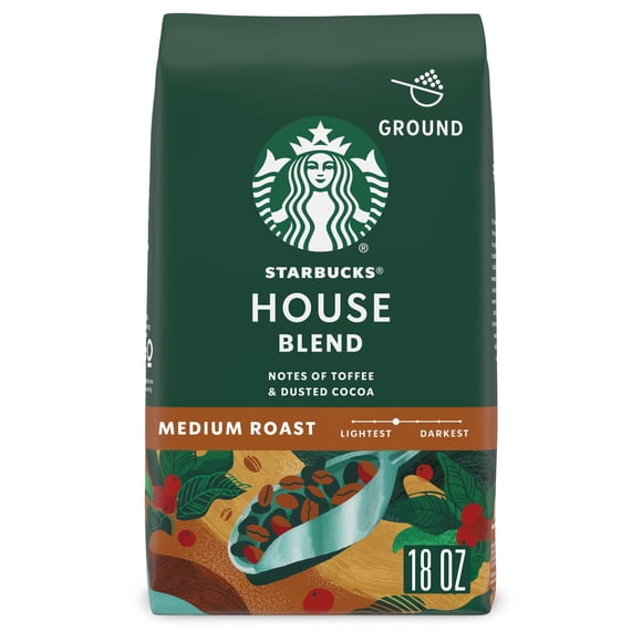 Café molido Starbucks House Blend Medium Toast 500 g