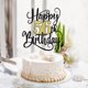 thumbnail image 3 of Cake Topper Ruscalin 56.º Cumpleaños Negro y Dorado, 3 of 7