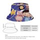 thumbnail image 2 of Pequeño Bebé Bum Sombrero bucket para adultos, gorra de protección solar, sombrero de pescador plegable para viajes al aire libre, pesca y actividades de verano, 2 of 6