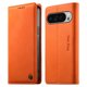 thumbnail image 1 of Funda Billetera de Cuero para [Google Pixel 9 Pro XL], Bloqueo RFID, Tarjetas y Soporte Naranja, 1 of 5
