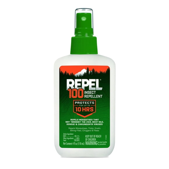 Repelente de insectos Repel 100 en aerosol, 120 ml, 10 horas de protección