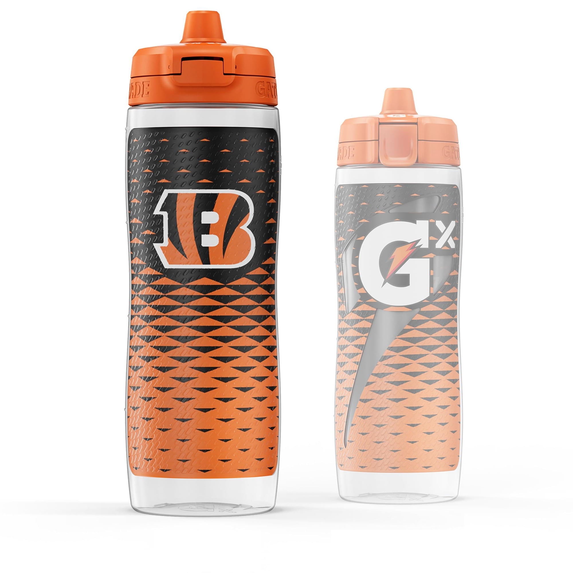 Botella Squeeze Gatorade Gx Nfl, 900 Ml, Antideslizante, Piel De Caimán