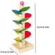 thumbnail image 1 of Wooden Rolling Ball Tree Baby Rolling Bead Track Rainbow Building Blocks Music Tree Montessori Children's Early Education Puzzle Toys Color Recognition, 1 of 4