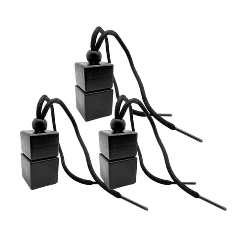 Magideal - Paquete De 3 Ambientadores Colgantes Para Coche, Adornos Para Coche, Botellas Vacías Rellenables De Aceite Esencial Para El Hogar, El Dormitorio Y La