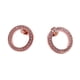 thumbnail image 1 of Aros Apegados Círculo Rose Gold, Cintillo Circonitas y Plata 925, 1 of 4