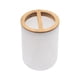 thumbnail image 2 of Accesorios de baño Dispensador de bomba de loción para baño de hotel Artículos de tocador para encimera Jabonera de fácil limpieza Organizador de enci Porta cepillo de dientes, 2 of 5