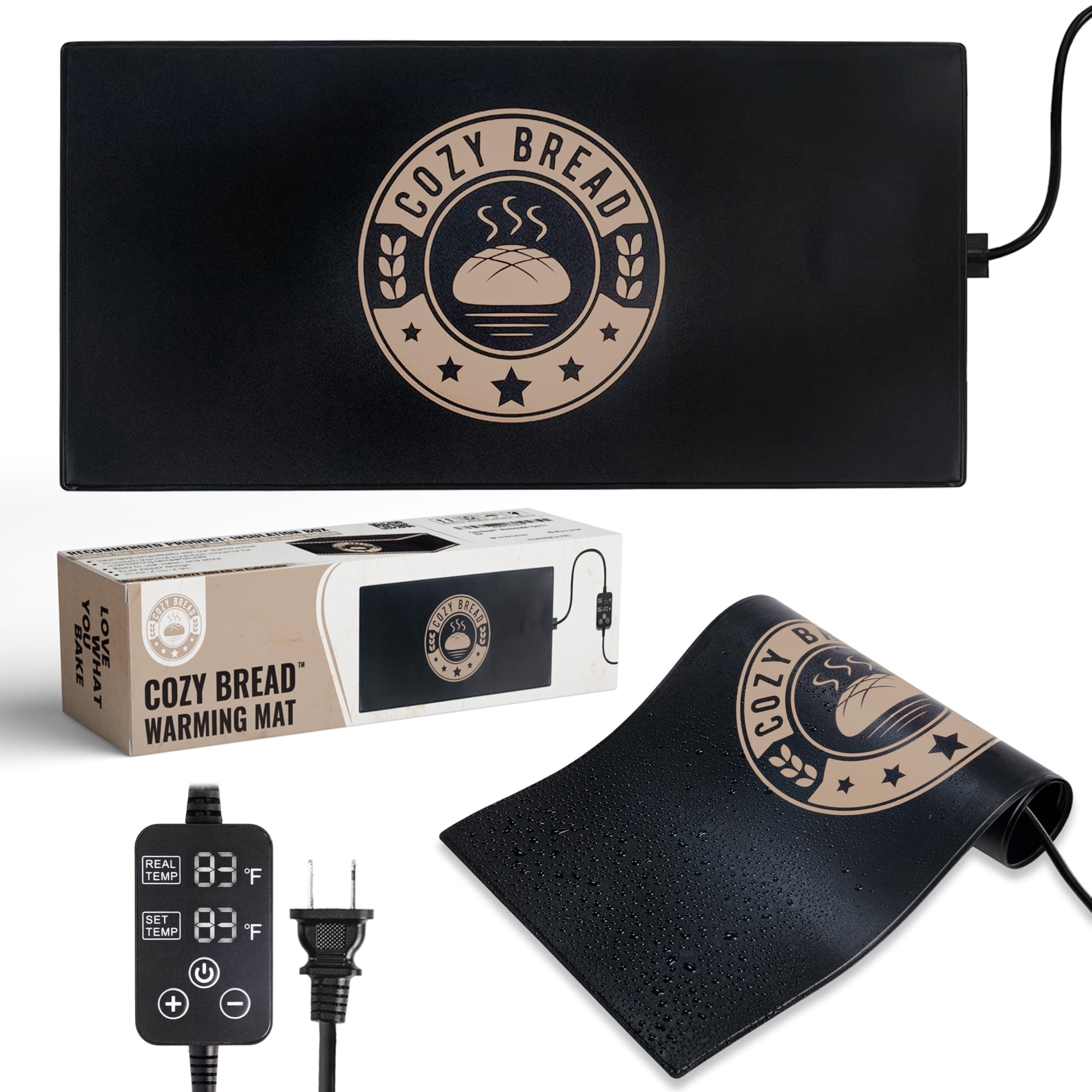 Alfombrilla Para Hacer Pan Cozy Bread Mough Con Control De Termostato