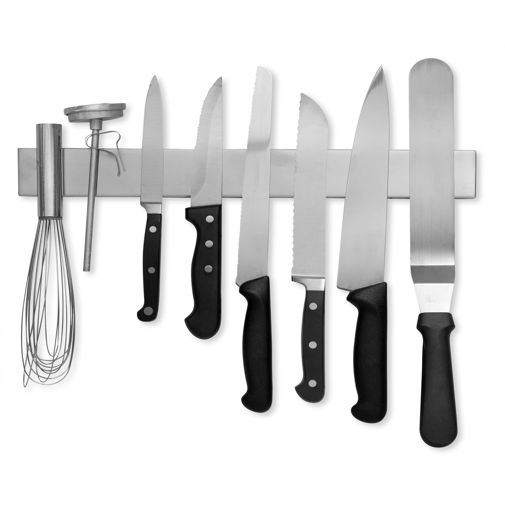 Barra Magnética Para Cuchillos Modern Innovations, Acero Inoxidable, 40 Cm