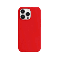 Genérico - Carcasa Silicona Iphone 15 Pro Max Rojo