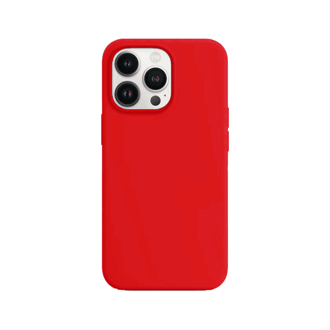 Genérico - Carcasa Silicona Iphone 15 Pro Max Rojo