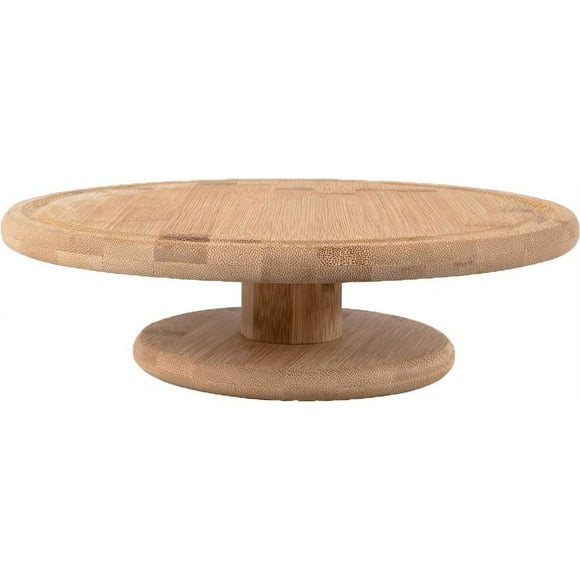 Porta Torta 27,5 cm Con Pedestal Bambú (Sin Tapa)  Ou