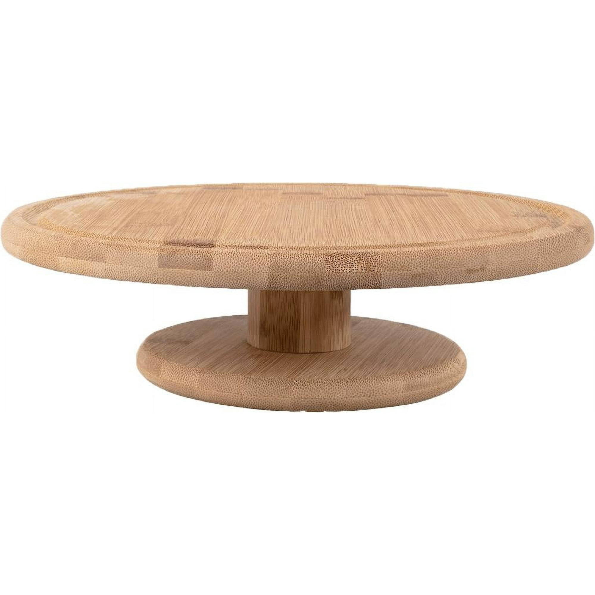 Porta Torta 27,5 Cm Con Pedestal Bambú (sin Tapa) Ou