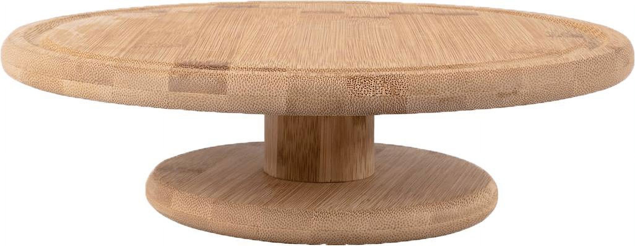 Porta Torta 27,5 Cm Con Pedestal Bambú (Sin Tapa) Ou