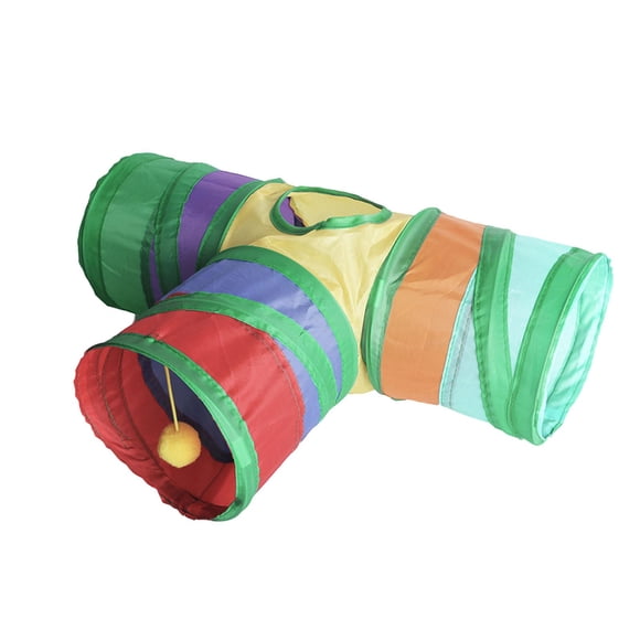 Bunny Tunnel Tube Escondite Plegable De 3 Vías Para Autodiversión
