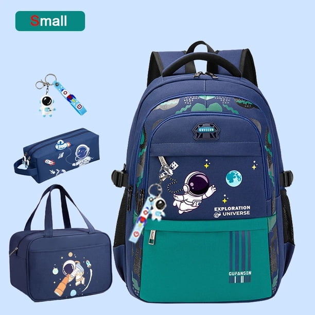 Elementary Student Backpack Children New School Bags for Boys Kids Schoolbags Waterproof Book Bag With Lunch Bag Pencil case