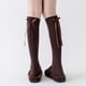 thumbnail image 1 of Pack 3 Pares Calcetines Hasta La Rodilla Suxumhao Marrón Oscuro, 1 of 2