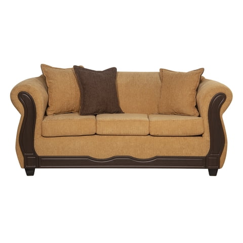 Black Factory - Sofa 3 Cuerpos Barcelona Oro
