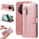 thumbnail image 1 of Funda con Cremallera para Huawei Mate 60 Pro, Carcasa Cartera de Cuero PU con Soporte y Tarjetero, 1 of 6