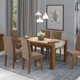 thumbnail image 2 of Juego de Comedor 6 Sillas + Buffet Lorenzi Nogal, 2 of 10