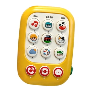 Magideal - Teléfono Simulación De Juguetes Cámara Temprana De Aprendizaje Sensorial Instructivo Niños Teléfono Móvil Música De Juguetes Teléfono Para Niñas Chica