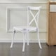 thumbnail image 2 of Pack 4 Silla Crossback Blanca | Ideal Terraza y Interior, 2 of 5