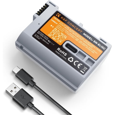 Kf Concept - Batería Usb-C En-El15C Nikon 2600Mah