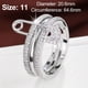 thumbnail image 4 of Anillo creativo de tres colores, anillo desmontable, personalidad femenina, microincrustaciones, anillo de pin de circonita AAA, 4 of 5