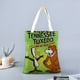 thumbnail image 2 of Tennessee Tuxedo and His Tales Bolso de tela con estampado de lienzo para mujer, bolsa de compras reutilizable y estética, con cremallera interior, regalo para mujer, 35 × 40 cm., 2 of 6