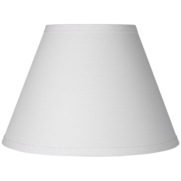 Pantalla Para Lámpara Empire Blanca Con Clip 15x30x21 Cm