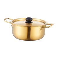 Bothyi - Olla De Cocina De Ramen Coreano, Utensilios De Cocina, Olla De Fideos Coreanos Para Senderismo, Curry, Acampada, 22Cm