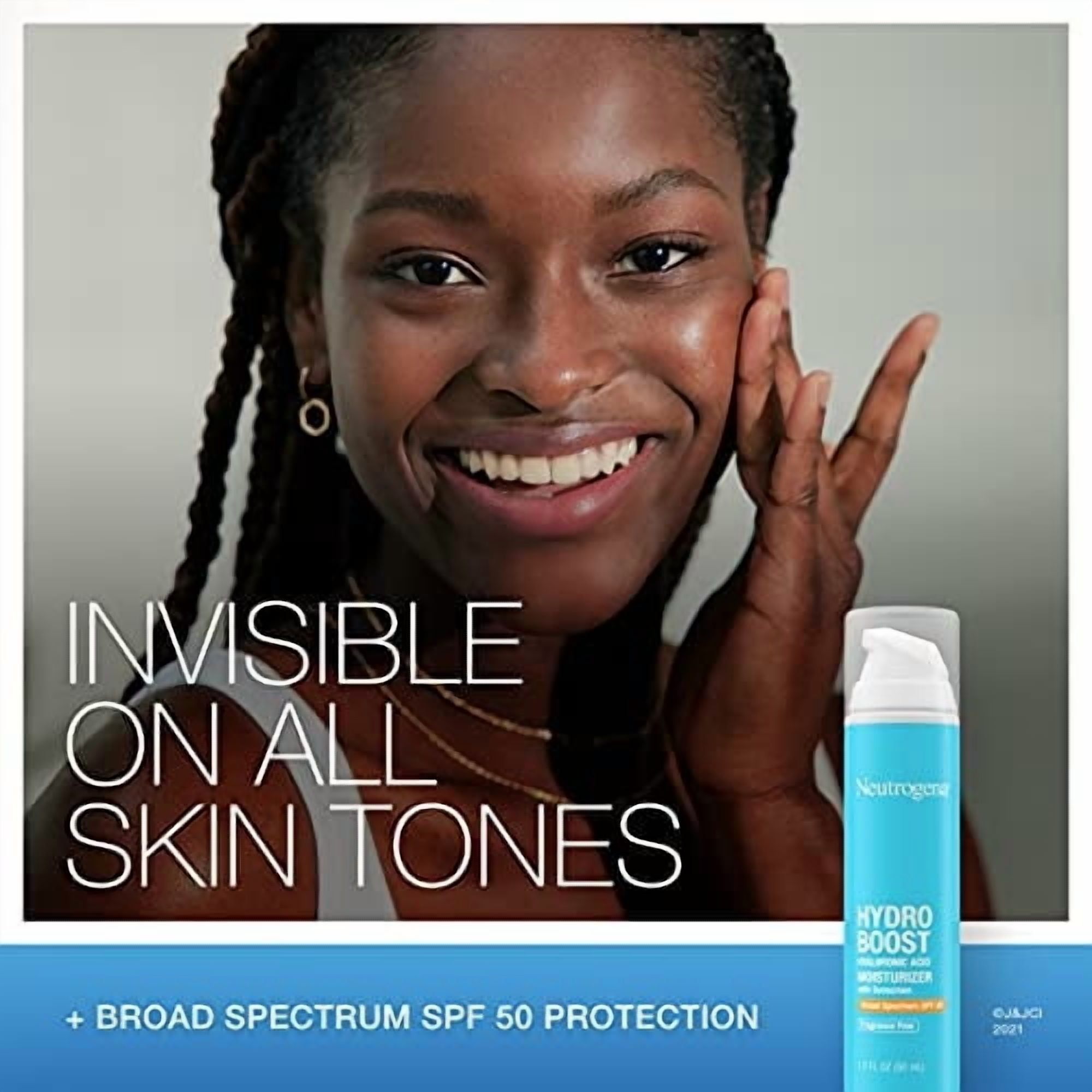 Hidratante Facial Neutrogena Con Ácido Hialurónico Y Spf 50 1.198ml