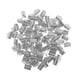 thumbnail image 3 of 100 unids abrazadera cable engarzado extremo punta tapa pulsera conectores 10mm astilla opaca, 3 of 3