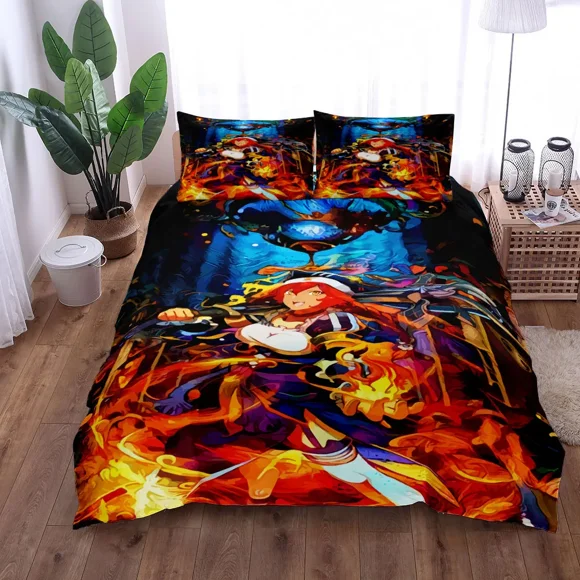 Tensei Shitara Slime Duvet Cover Set Double Bed Linen Set Bed Sheets