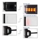 thumbnail image 3 of Espejos de remolque Sanooer blanco para Chevy/GMC 2014-2019 con LED y calefacción, 3 of 8