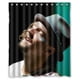 thumbnail image 1 of Cortina de ducha Jason Mraz, juego de cortinas de baño con ganchos, tamaño 60 x 72 pulgadas, 1 of 3
