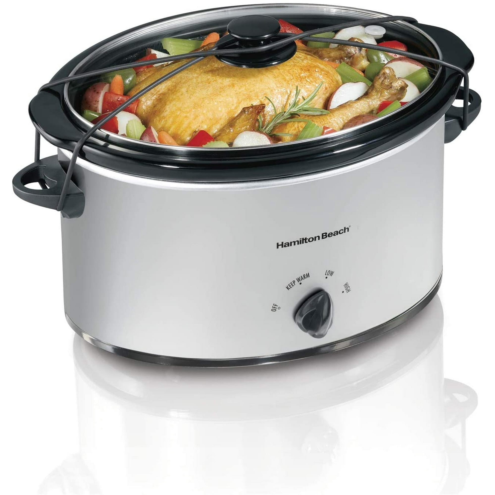 Hamilton Beach 7 Qt. Portable Slow Cooker Sirve 8+, Lavavaji Hamilton Beach Hamilton Beach