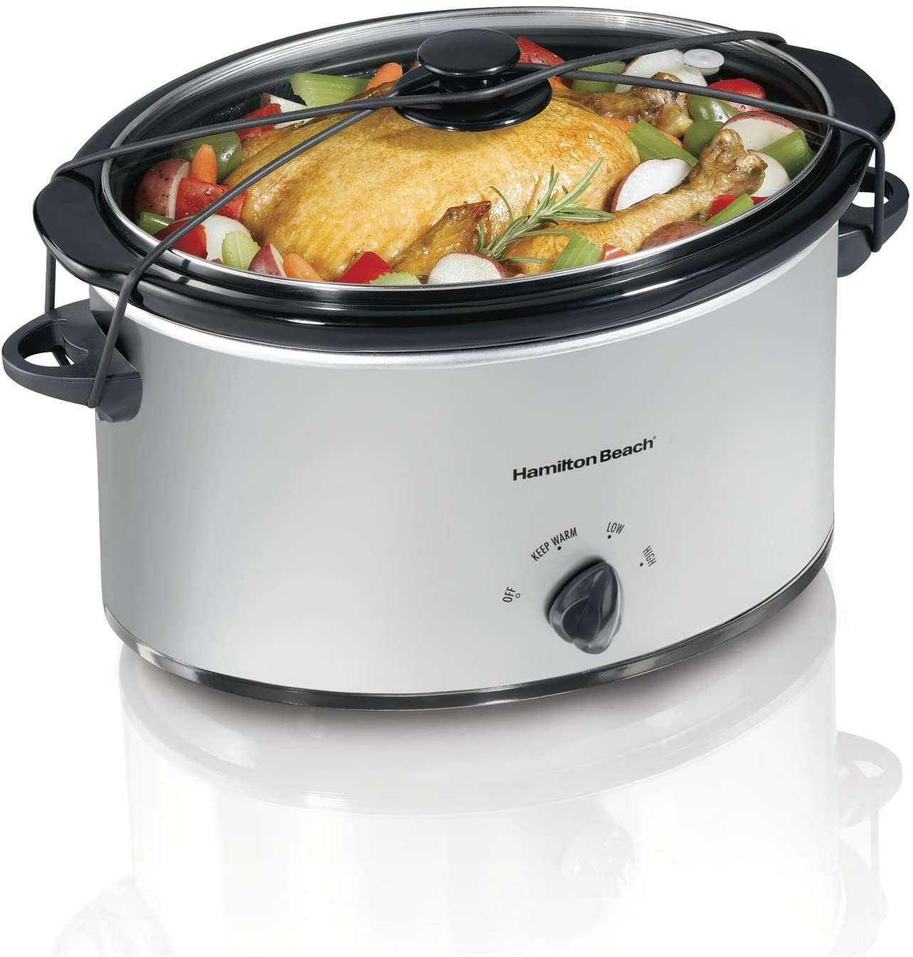 Hamilton Beach 7 Qt. Portable Slow Cooker Sirve 8+, Lavavaji Hamilton Beach Hamilton Beach