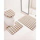 thumbnail image 2 of Juego de alfombras de baño 3 piezas suaves y absorbentes, 2 of 6
