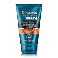 Limpiador Facial Himalaya Men Power Glow Con Regaliz, 100 Ml