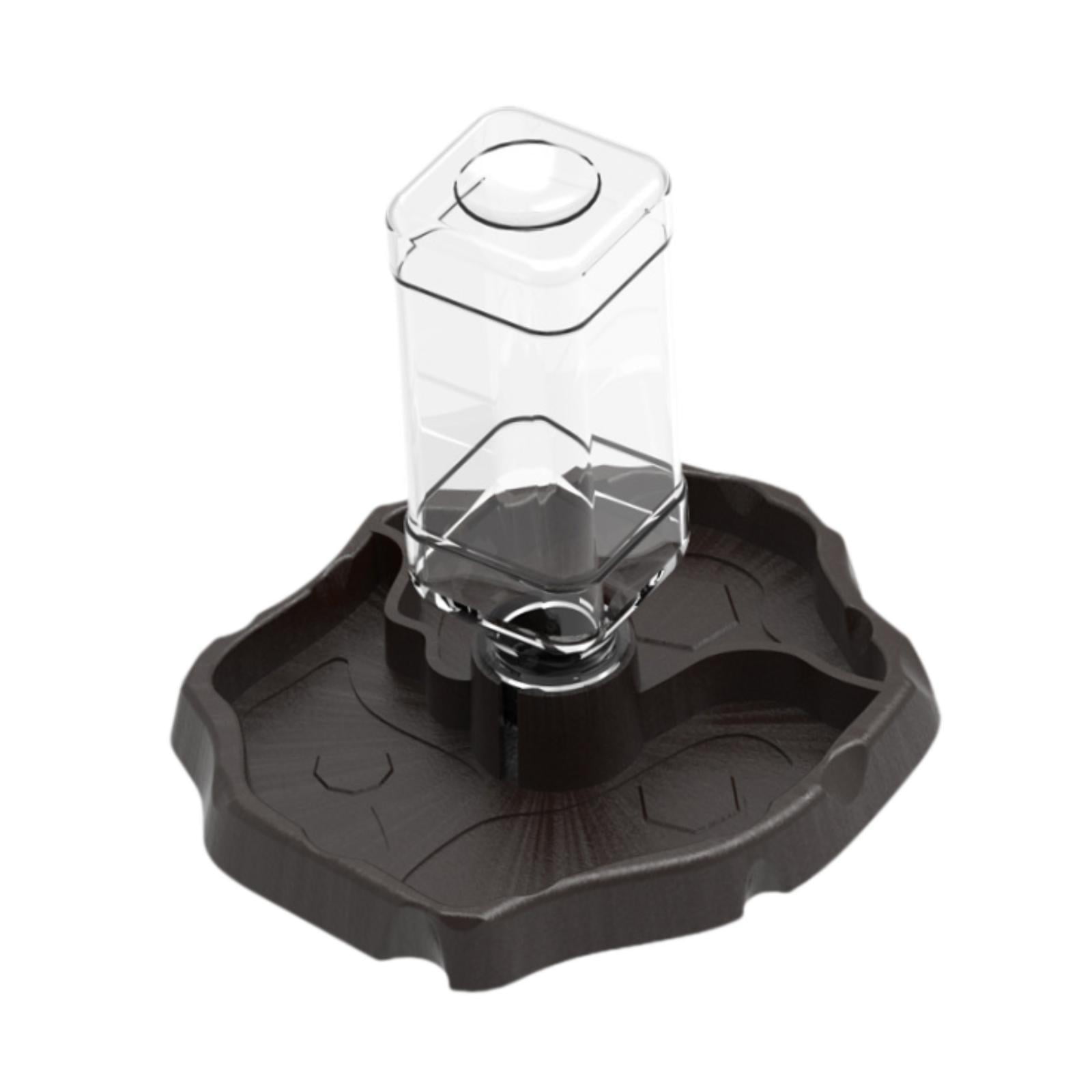 Magideal - Dispensadores De Agua Para Reptiles, Comederos Para Reptiles, Dispensadores De Agua, Dispensadores Automáticos De Agua Para Mascotas, Bebederos Para G Café Oscuro