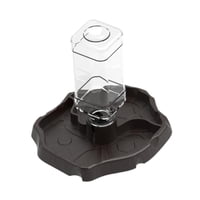 Magideal - Dispensadores De Agua Para Reptiles, Comederos Para Reptiles, Dispensadores De Agua, Dispensadores Automáticos De Agua Para Mascotas, Bebederos Para G Café Oscuro