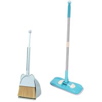 Magideal - Herramientas De Limpieza Para El Hogar Para Niños, Juego De Simulación, Bonito Juego De Limpieza Para Niños De Guardería, Niñas, Niños De 3 A 6 Años Azul