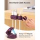 thumbnail image 4 of Clips magnéticos para cables Laitver 6 unidades (abierto/cerrado), 4 of 8