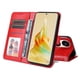 thumbnail image 5 of Funda tipo cartera FOXDOCK para OPPO Reno 8T 5G , diseño girasol en relieve, cuero PU, cierre magnético, soporte y tarjetero, 5 of 5